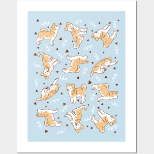 Akita Inu Puppies Posters and Art